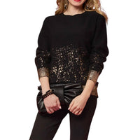 Coco + Carmen - Tinlee Sweater With Metallic Splatter