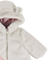Mayoral - Girls Reversible Faux Fur Puffer Jacket