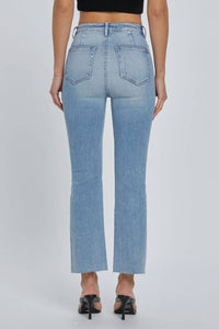 Hidden - Taylor Patch Pocket High Rise Cropped Flare Jeans