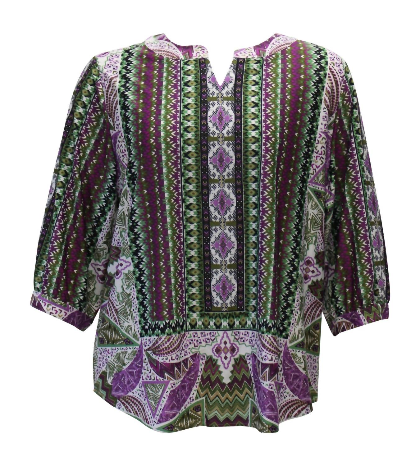 N Touch - Women's Peggi Abstract Print Top