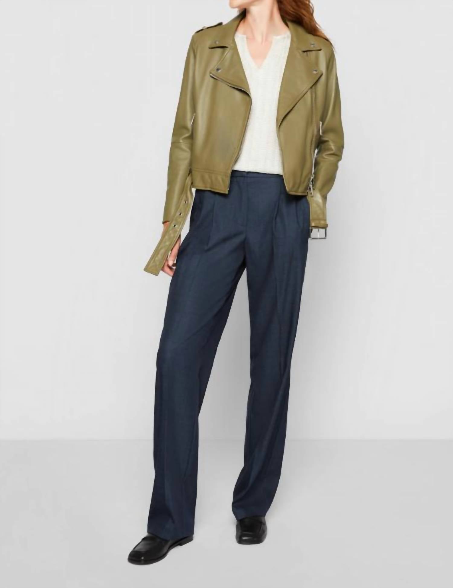 Hugo Boss - Taleco2 Pleated High Rise Trousers