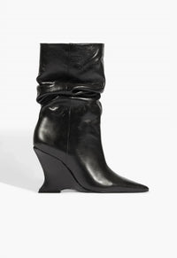 SCHUTZ Women's Siena Slouch Bootie in black - women's shoe