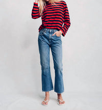 DENIMIST Jaclyn Slim Kick Jean in rehan blue - women's jeans - view 4