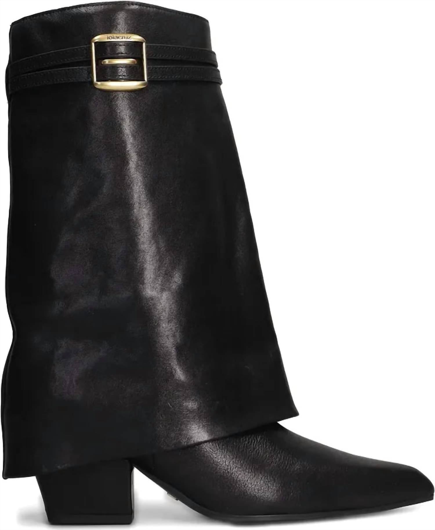 Bibi Lou Women's Yuna Leather Boots in black - women's shoe