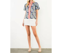 Thml - Floral Puff Sleeve Top