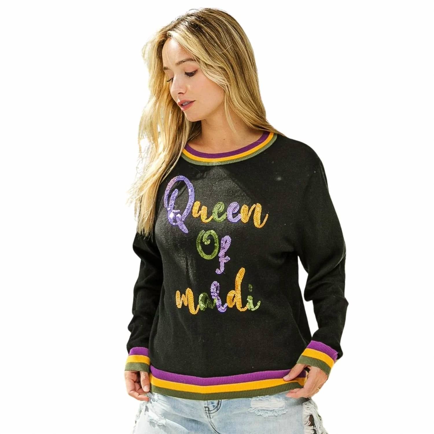 Bibi - Queen Of Mardi Sweater