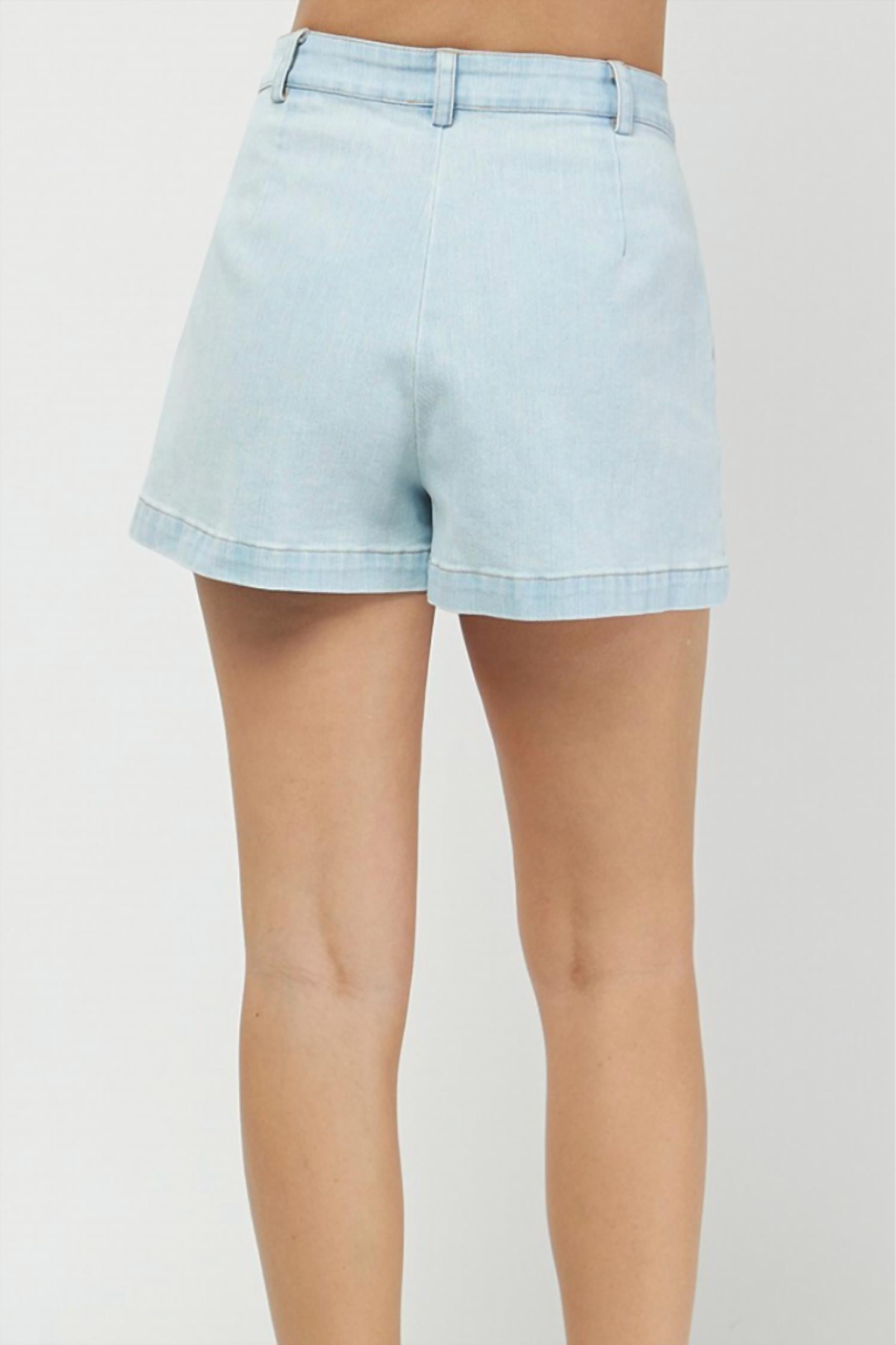 Needii - Sophia Denim Paperbag Shorts