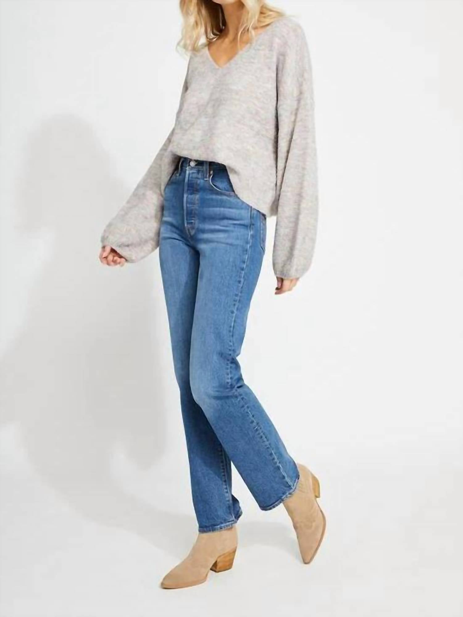 Gentle Fawn Mayer Sweater in rainbow - women's sweater - detail view