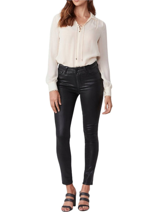 Paige - Luxe Coated Hoxton Jeans