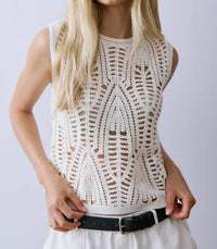 Melissa Nepton - Dali Open-stitch Knit Sweater
