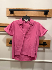 Ecru - Women's Button Garmet Pullover Top