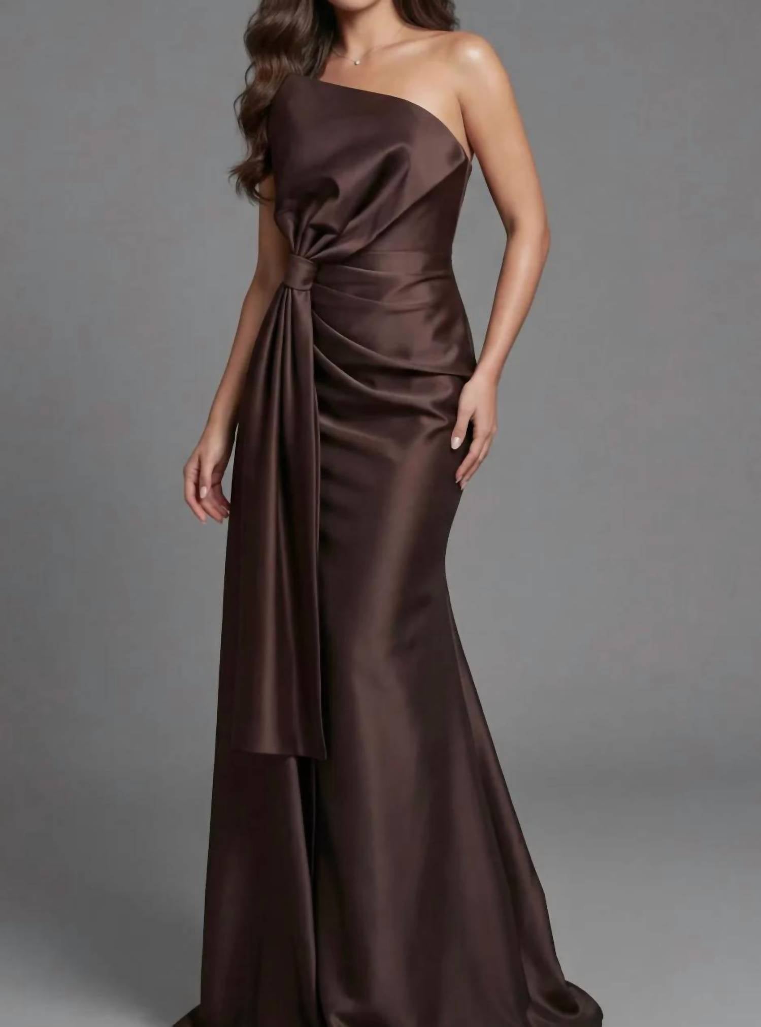 Jovani - Mocha Dress