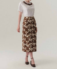 Exquise - Rosalie Romantic Flared Midi Skirt