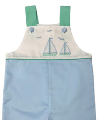 Whimsy Bay Kids - Boy's St John Sailboats Jon Jon Romper
