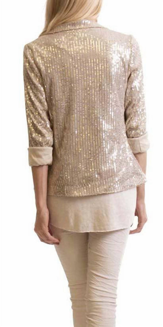 Gigi Moda - Seguna 3/4 Sleeve Collared Blazer