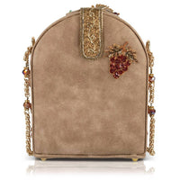 Mary Frances - Women's Country Beaded Wine Bottle And Glass Crossbody Bag