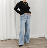 Hidden - Clean Wide Leg Jeans