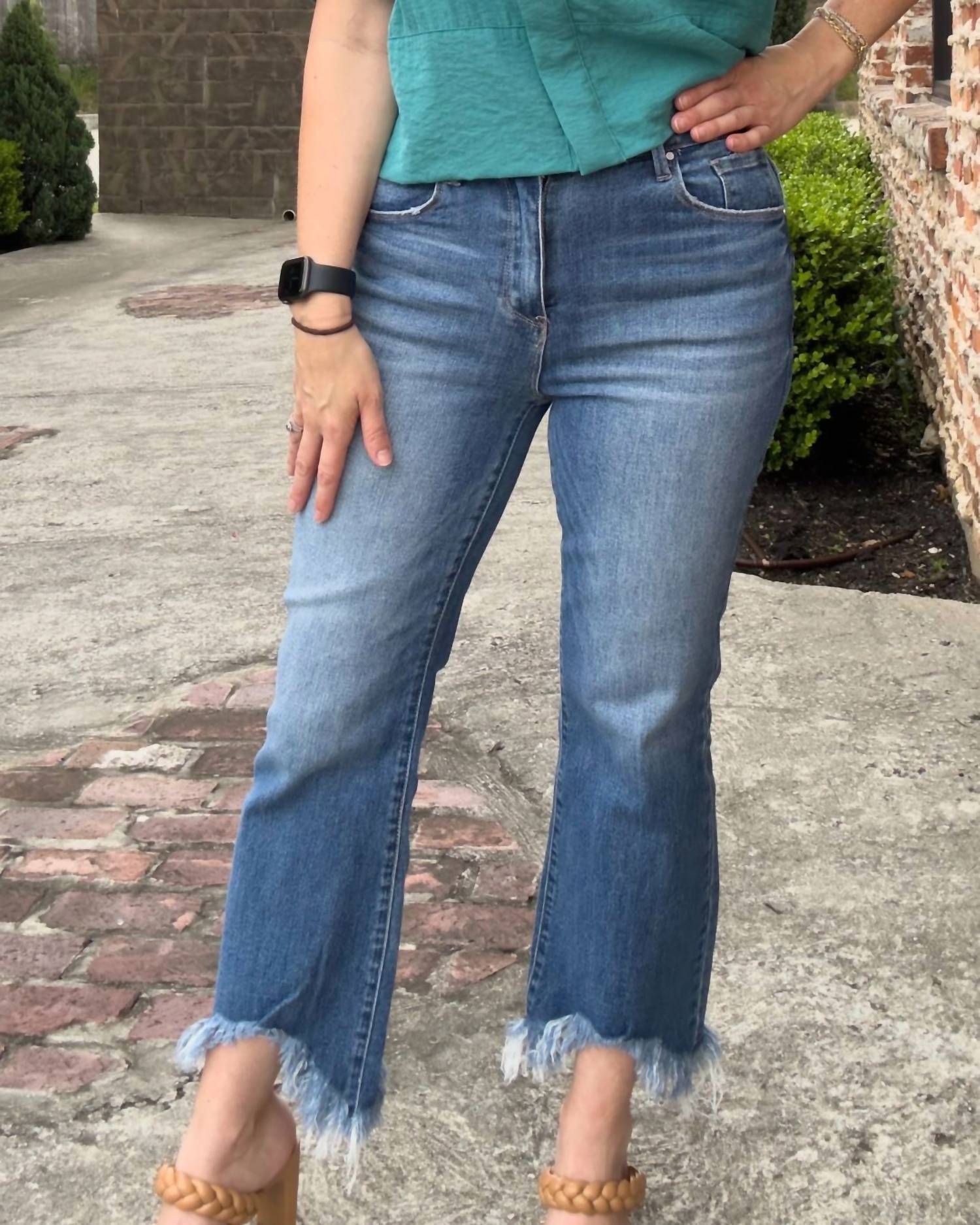 Risen - Chloe High Rise Fray Jeans