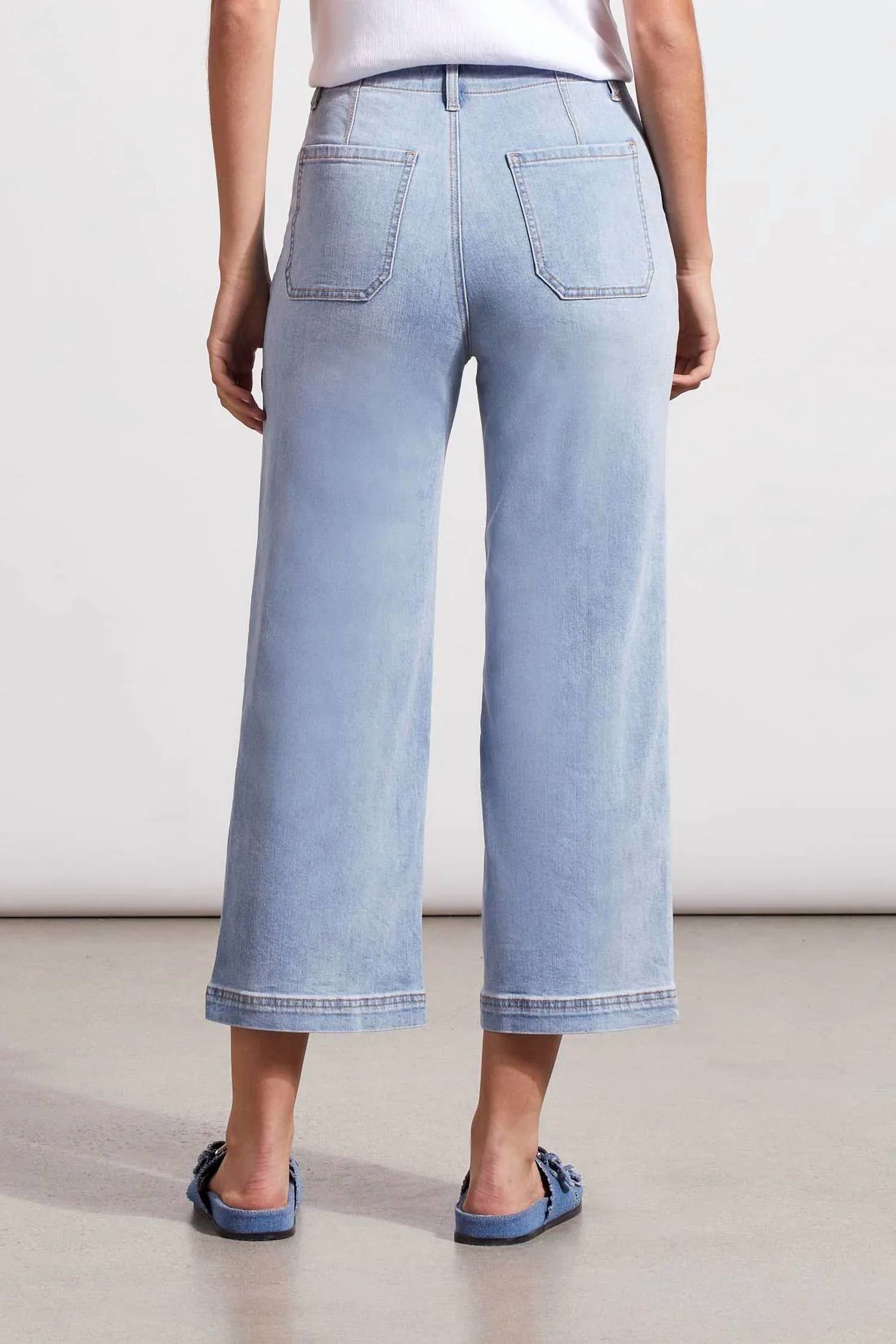 Tribal - Brooke High Rise Hugging Crop Jeans