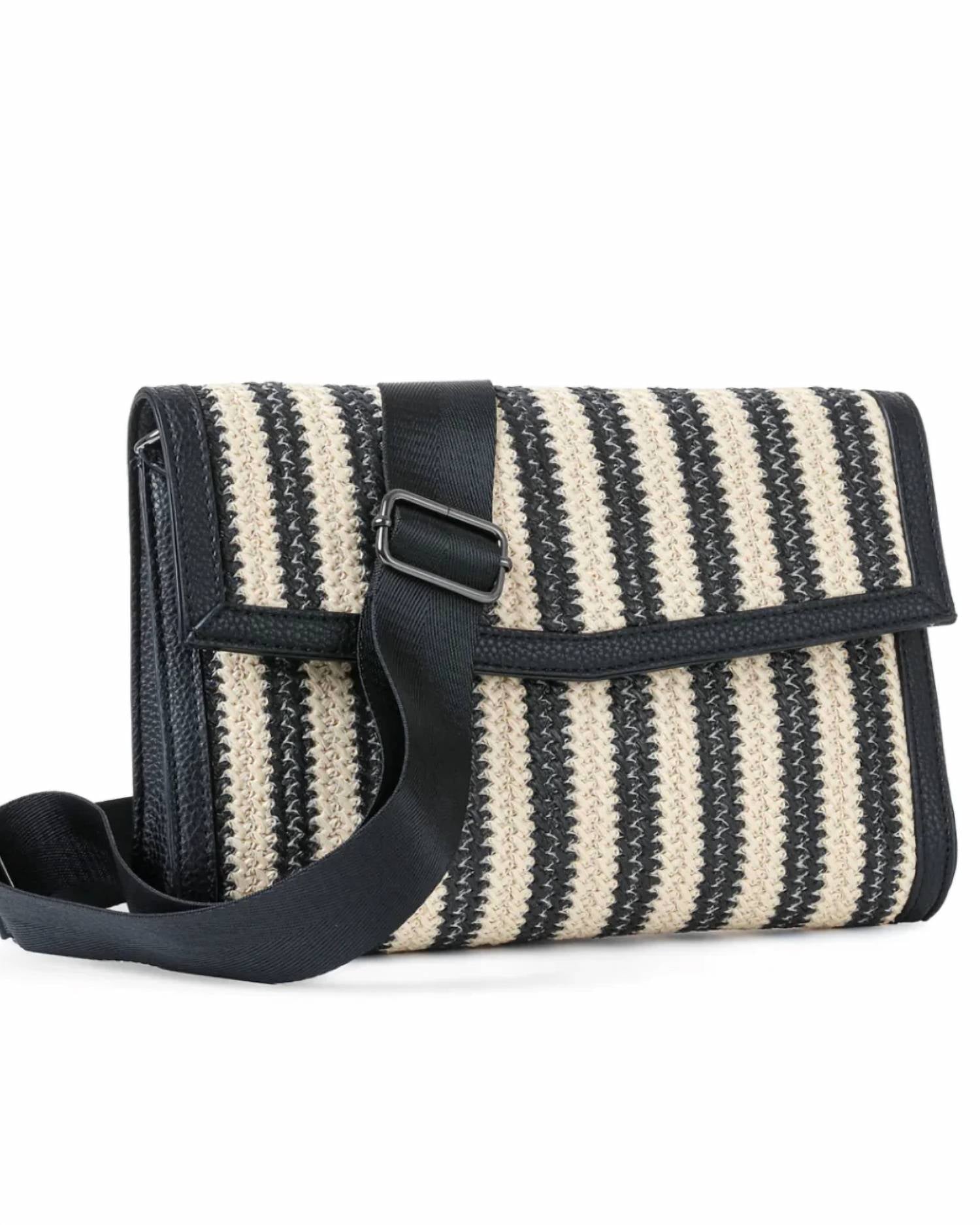 Haute Shore - Women's Beth Tropez Raffia Clutch Crossbody Bag