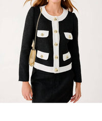 Lilly Pulitzer Clydie Boucle Jacket in noir chic chick - women's jacket