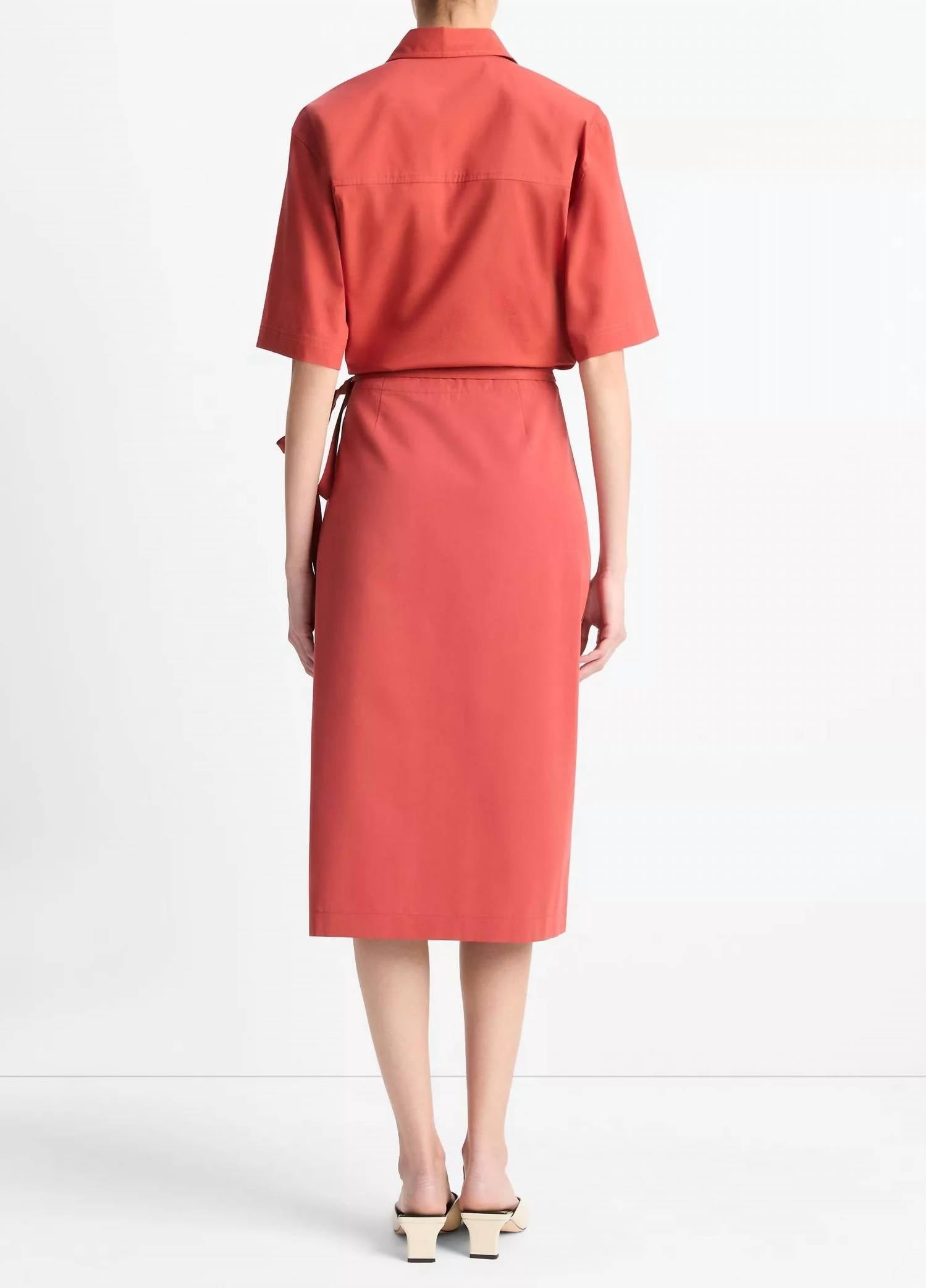 Vince - Wrap Straight Skirt