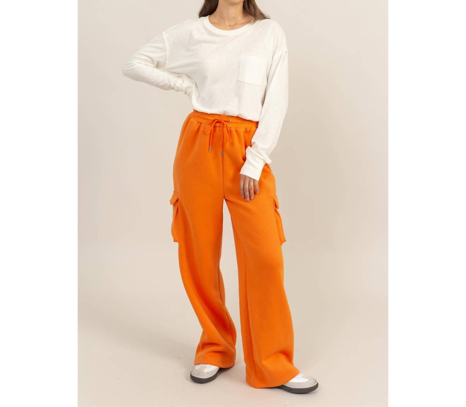 Hyfve - High-waist Cargo Sweatpant