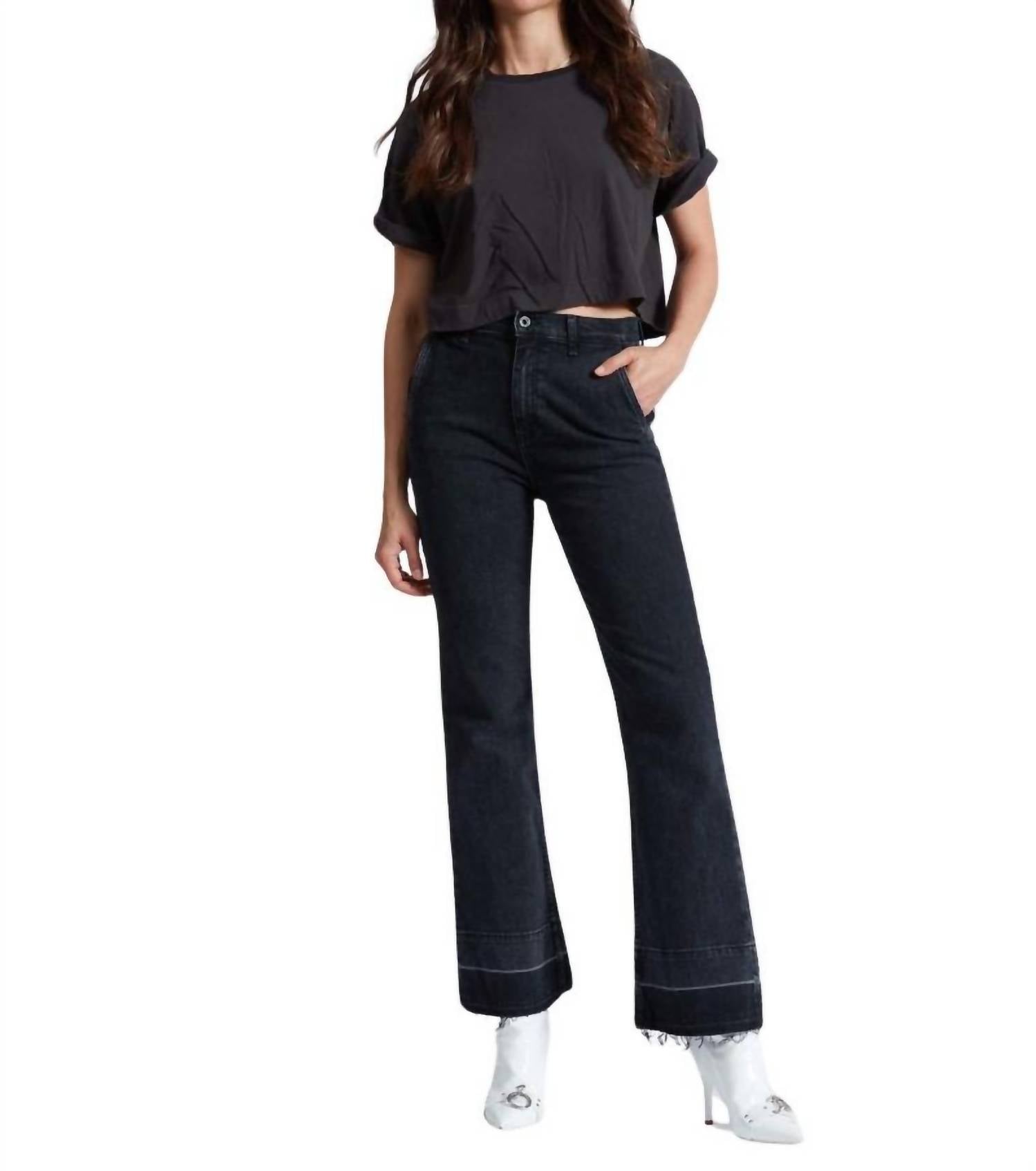 Askk Ny - High Rise Cropped Trouser