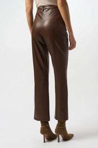 Joseph Ribkoff - Faux Leather Straight Leg Pants