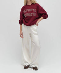 Favorite Daughter - Collegiate Embroidery Sweatshirt