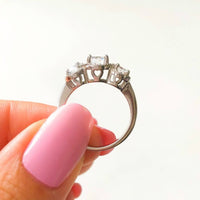 Starlette Women's Future Engagement Ring in silver - women's jewelry - alternate view
