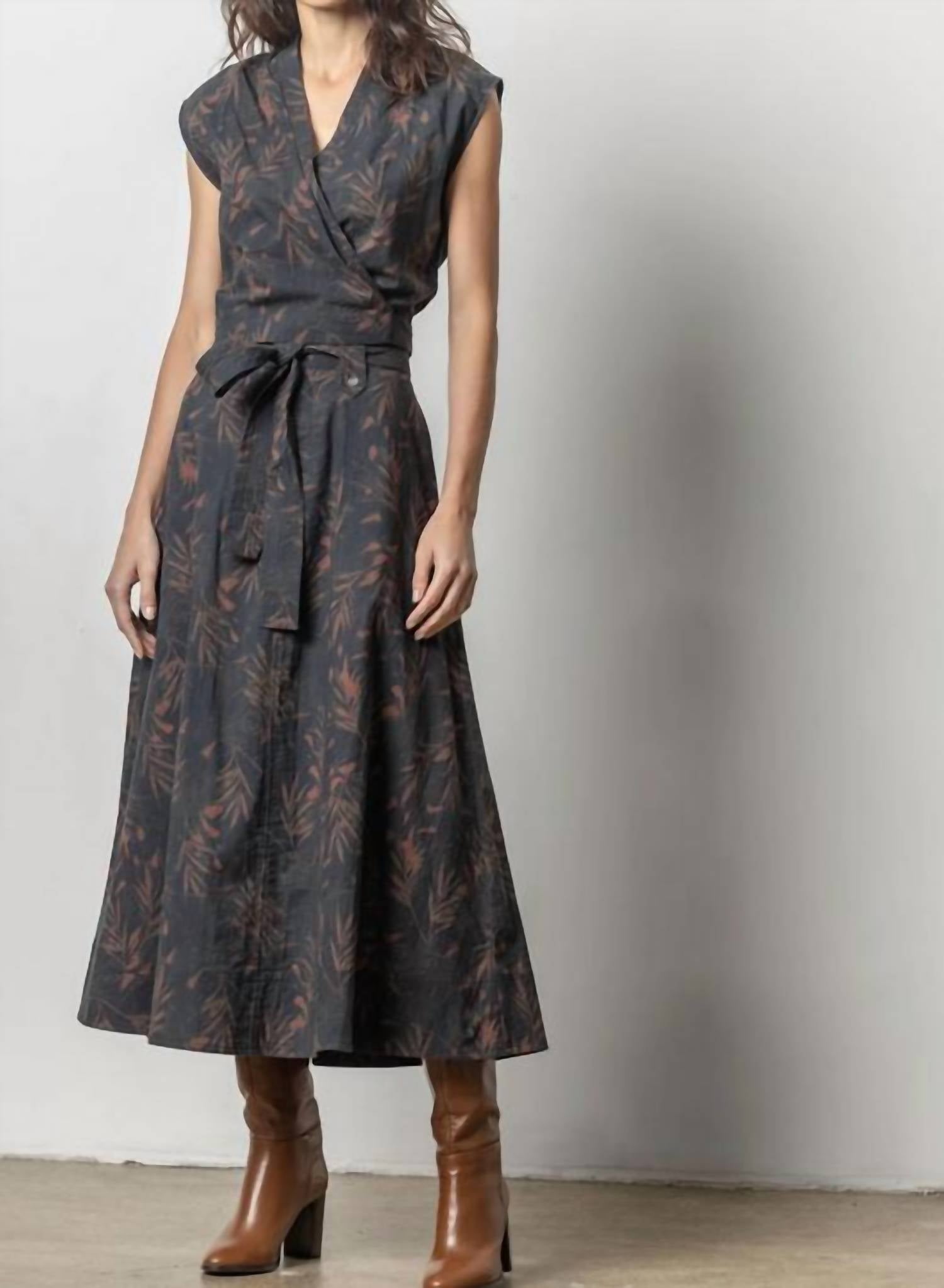 Lilla P - Long Belted Midi Skirt