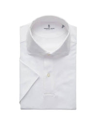 Emanuel Berg - Men's Textured Jacquard Polo