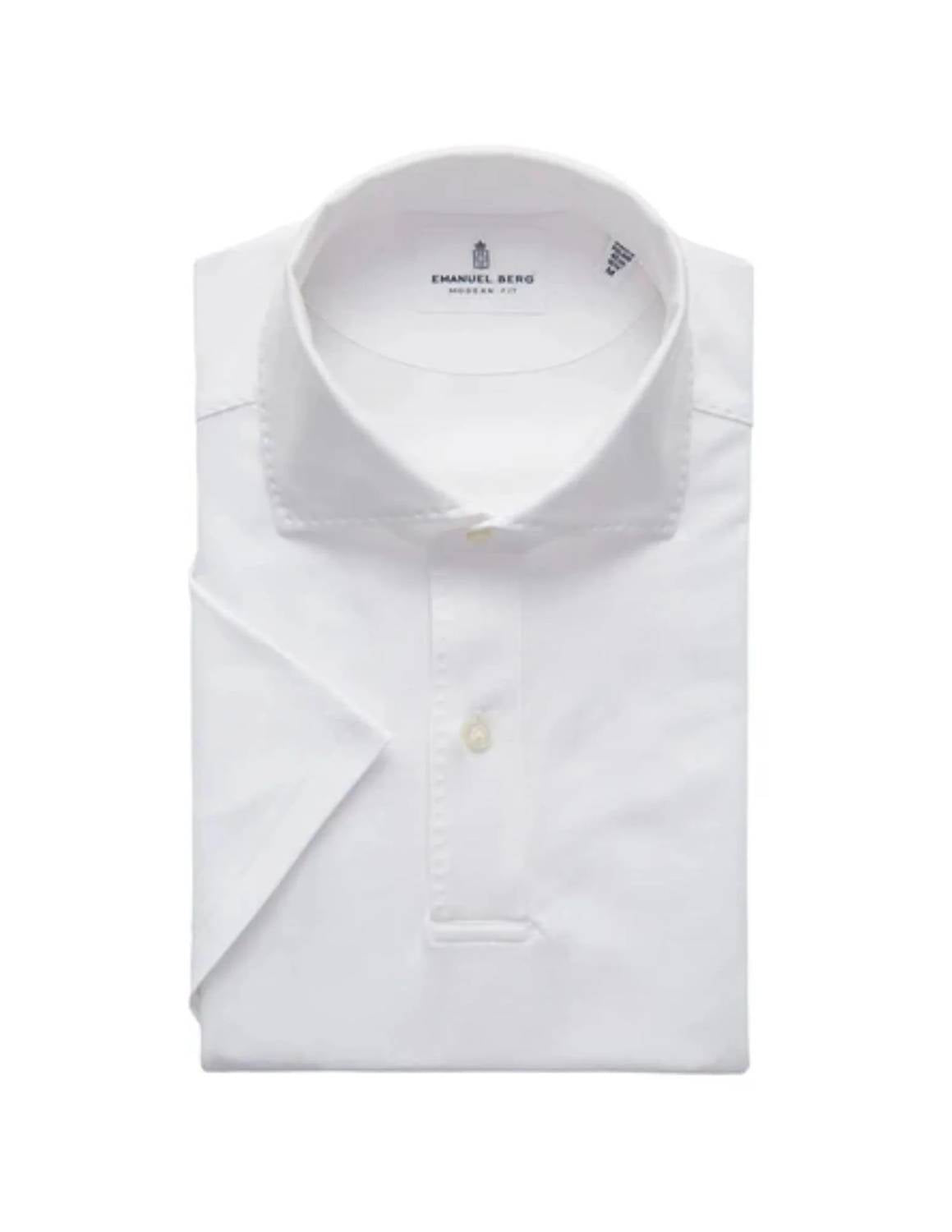 Emanuel Berg - Men's Textured Jacquard Polo