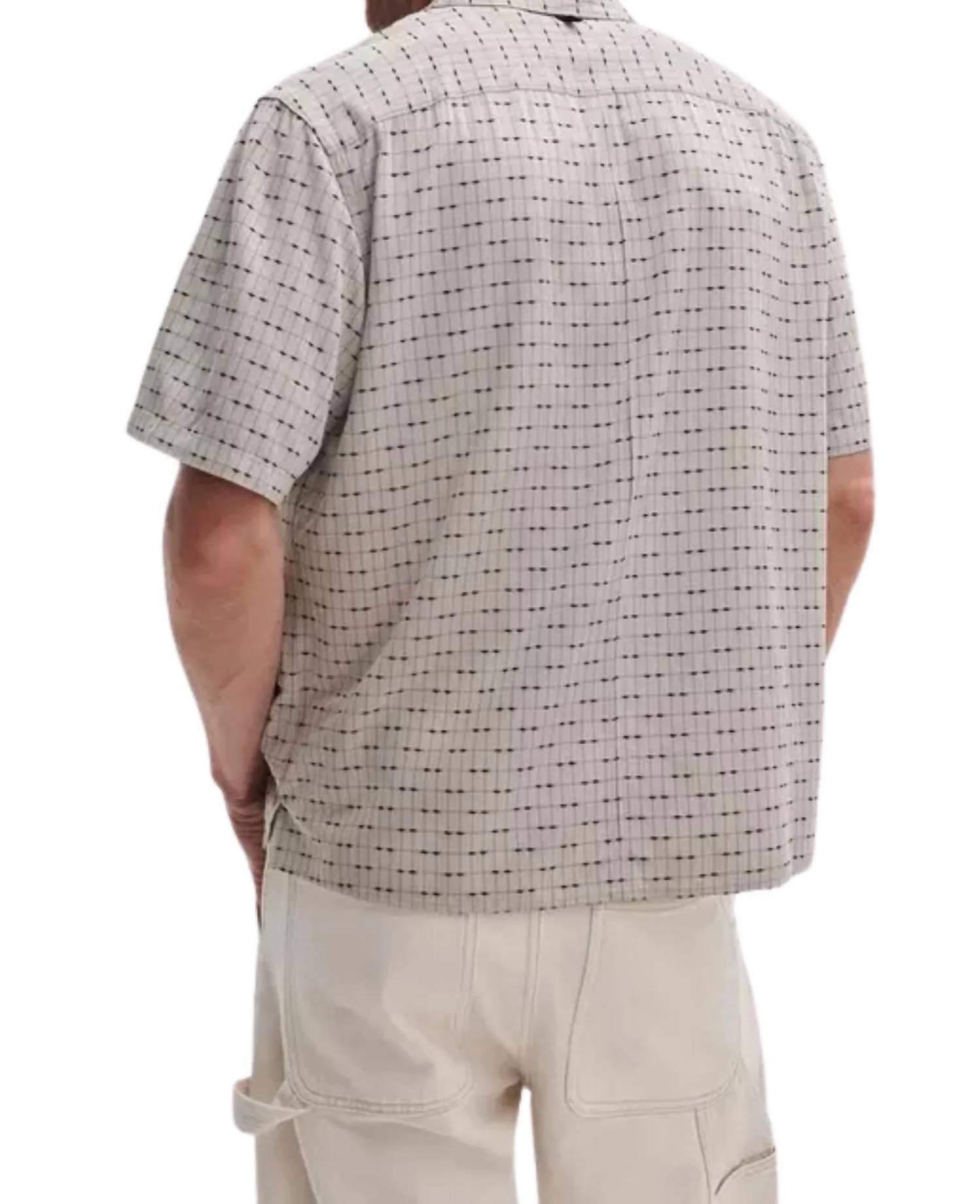 Rag & Bone - Dalton Short Sleeve Jacquard Shirt