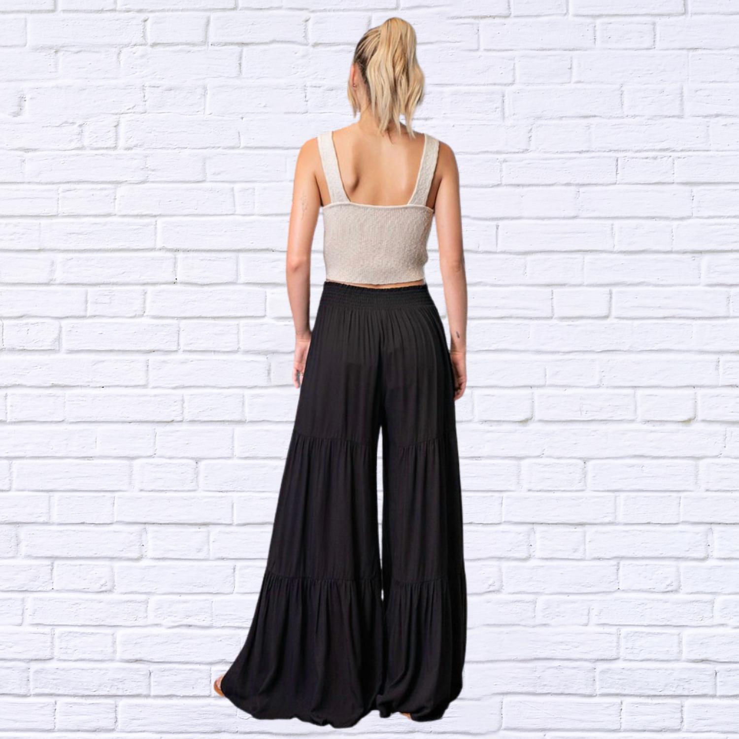 Ee:Some - Super Swingy Wide Leg Woven Pants