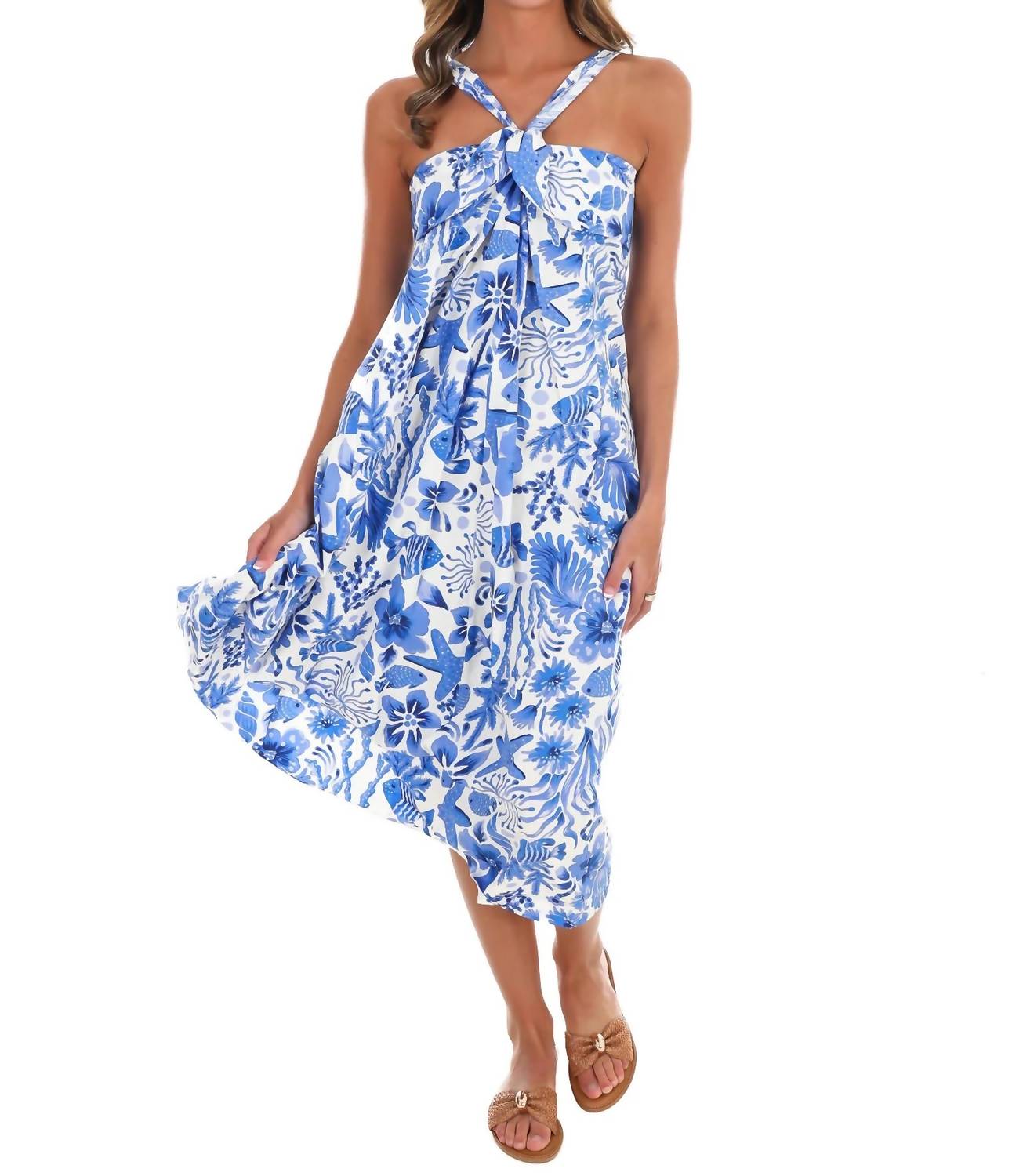 Dress Forum - Women's Lost In The Tide Midi Dress