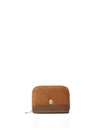 Fairfax & Favor Women's Mini Salisbury Purse in tan suede - women's bag