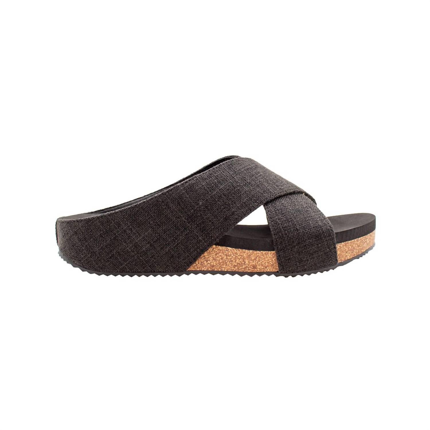 Volatile - Women's Ablette Linen Cross Sandals