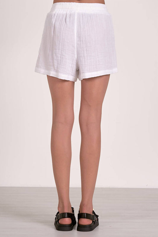 Elan - Gauze Elastic Shorts