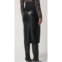 Joseph Ribkoff - Faux Leather Tie Wrap Skirt