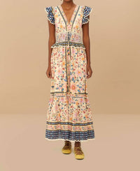 Farm Rio - Superbloom Tapestry Maxi Dress