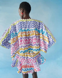 CELiA B Binjai Top in multicolor - women's blouse - detail view
