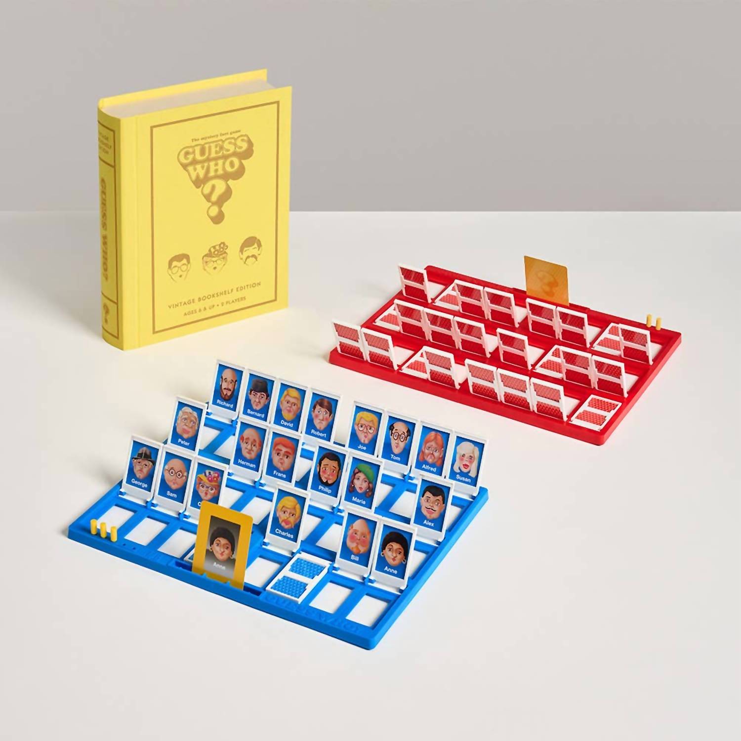 Ws Game Company - Guess Who? Vintage Bookshelf Edition Game