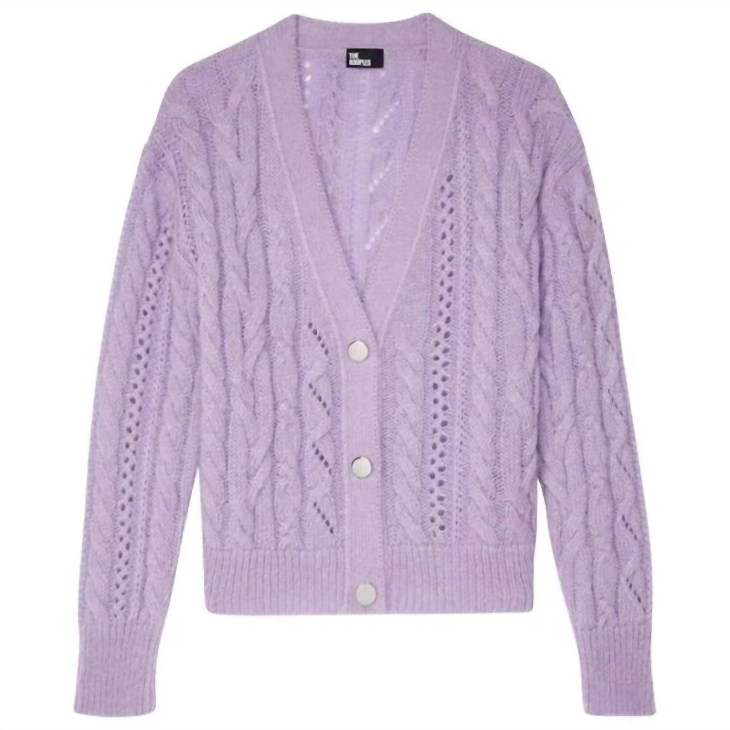 The Kooples - Mohair Cable Knit Cardigan