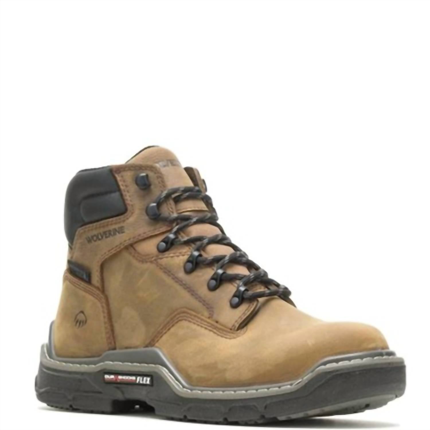 Wolverine Men's Raider Durangoshock Waterproof Boots in chocolate chip - men's boots