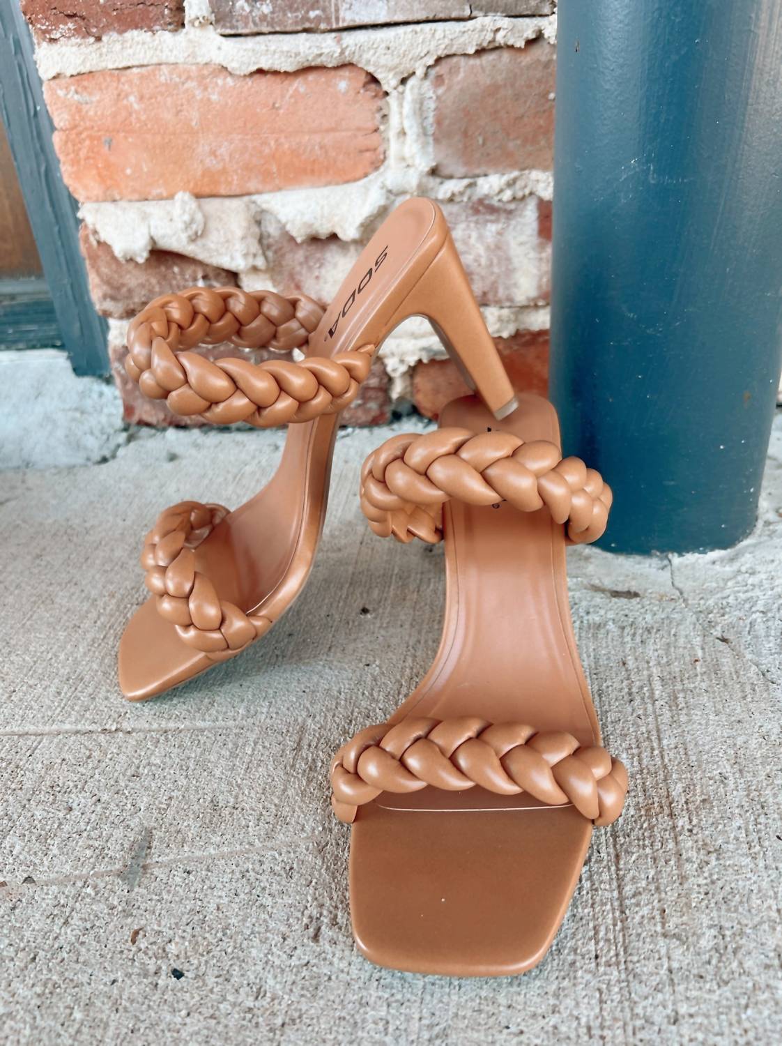 Soda - Women's Charley Open Toe High Heel Sandal