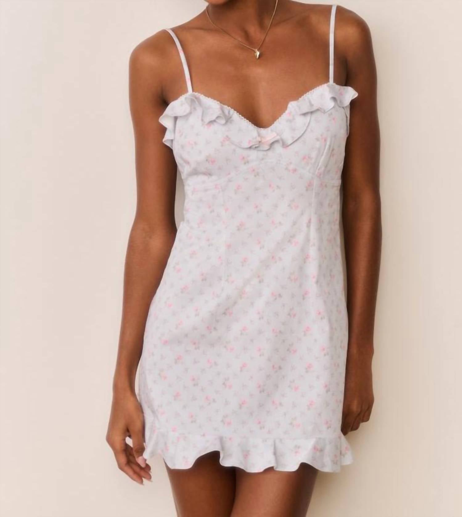 Loveshackfancy - Stephania Floral Cotton Mini Dress