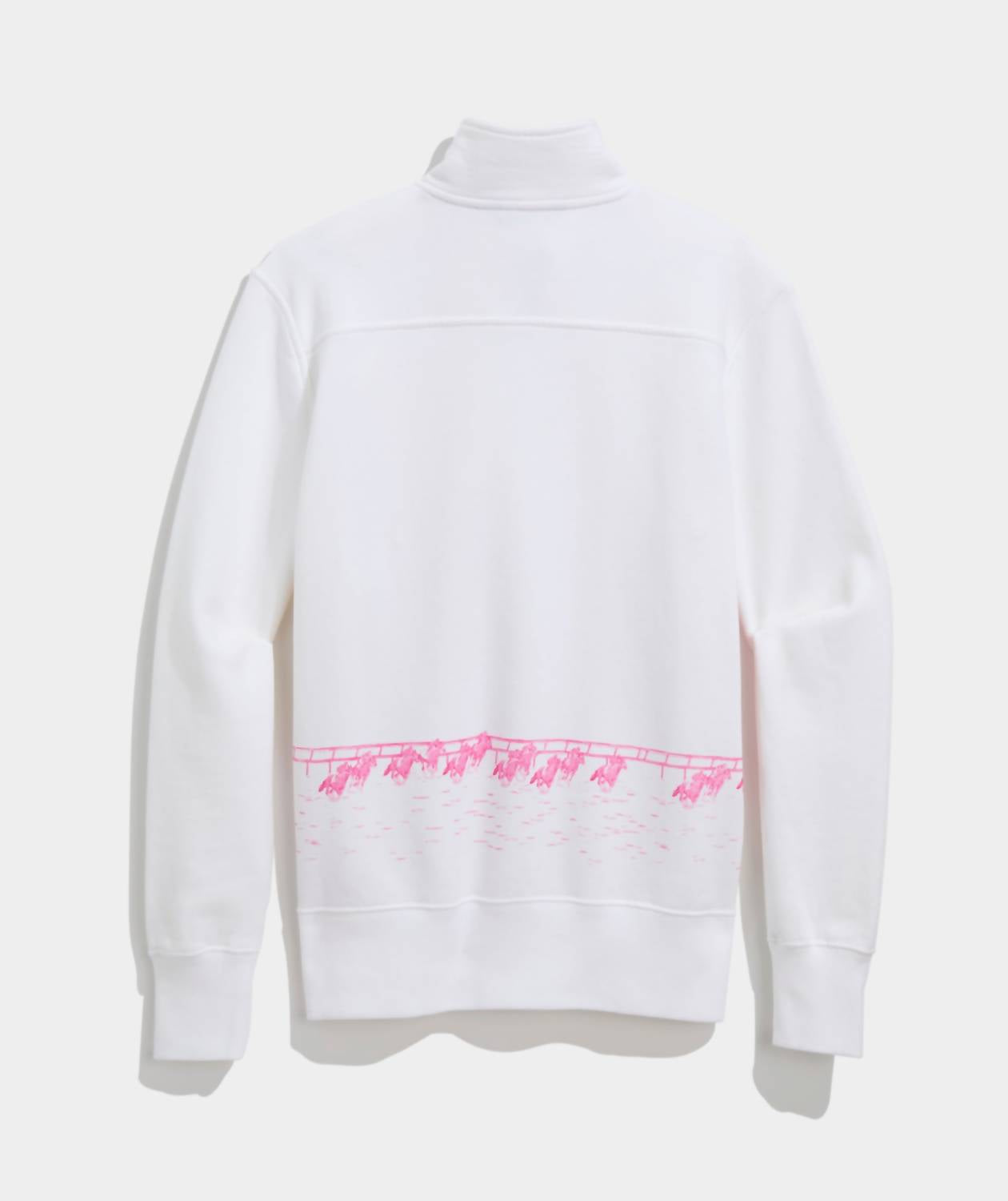 vineyard vines Kentucky Derby Surf Terry Shep Shirt in white - women's long sleeve top - view 6
