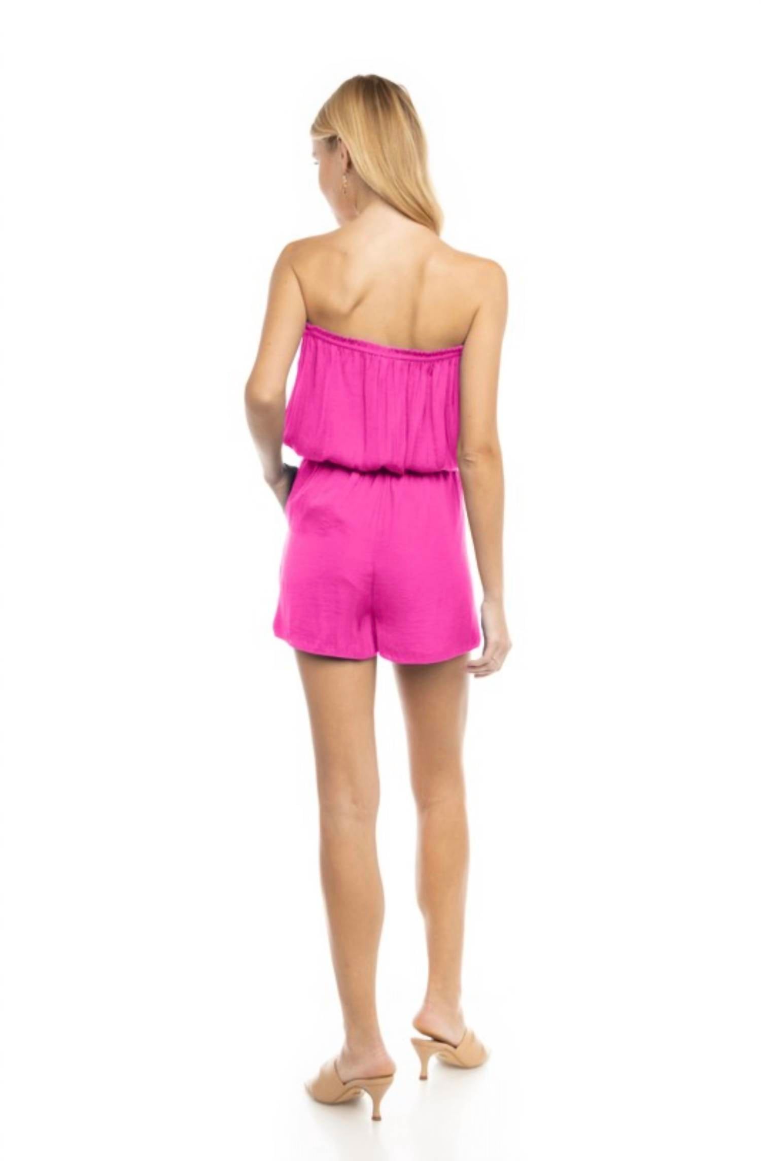 Naked Zebra - Tube Tie Front Romper
